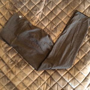 Lululemon Cotton Capri Crop Leggings Gray 6